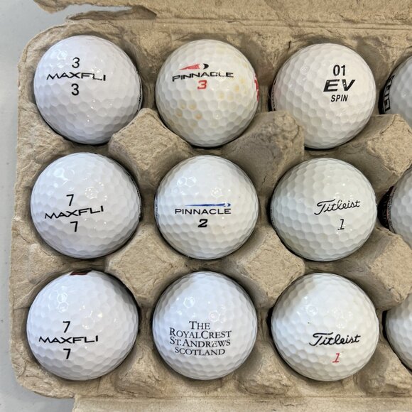 18 Hard To Find Collectible Logo Golf Balls! - Picture 4 of 16